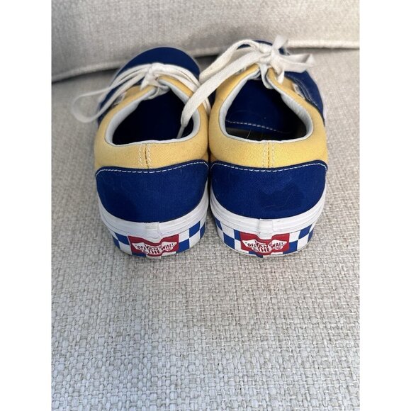 Vans Era Tartan Pack Blue Yellow White Size W6/ M4.5 Unisex 721356 - Picture 4 of 9